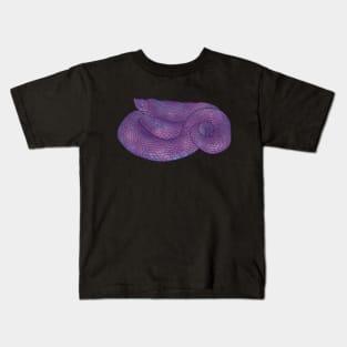 Purple Hognose Snake Kids T-Shirt